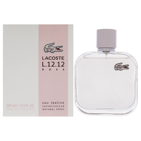 Lacoste Eau De L.12.12 Rose Eau Fraiche BY Lacoste for Women 3.3 oz EDT Spray - Picture 1 of 4